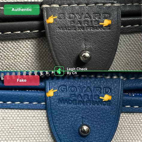 fake goyard purse|real vs fake goyard bag.